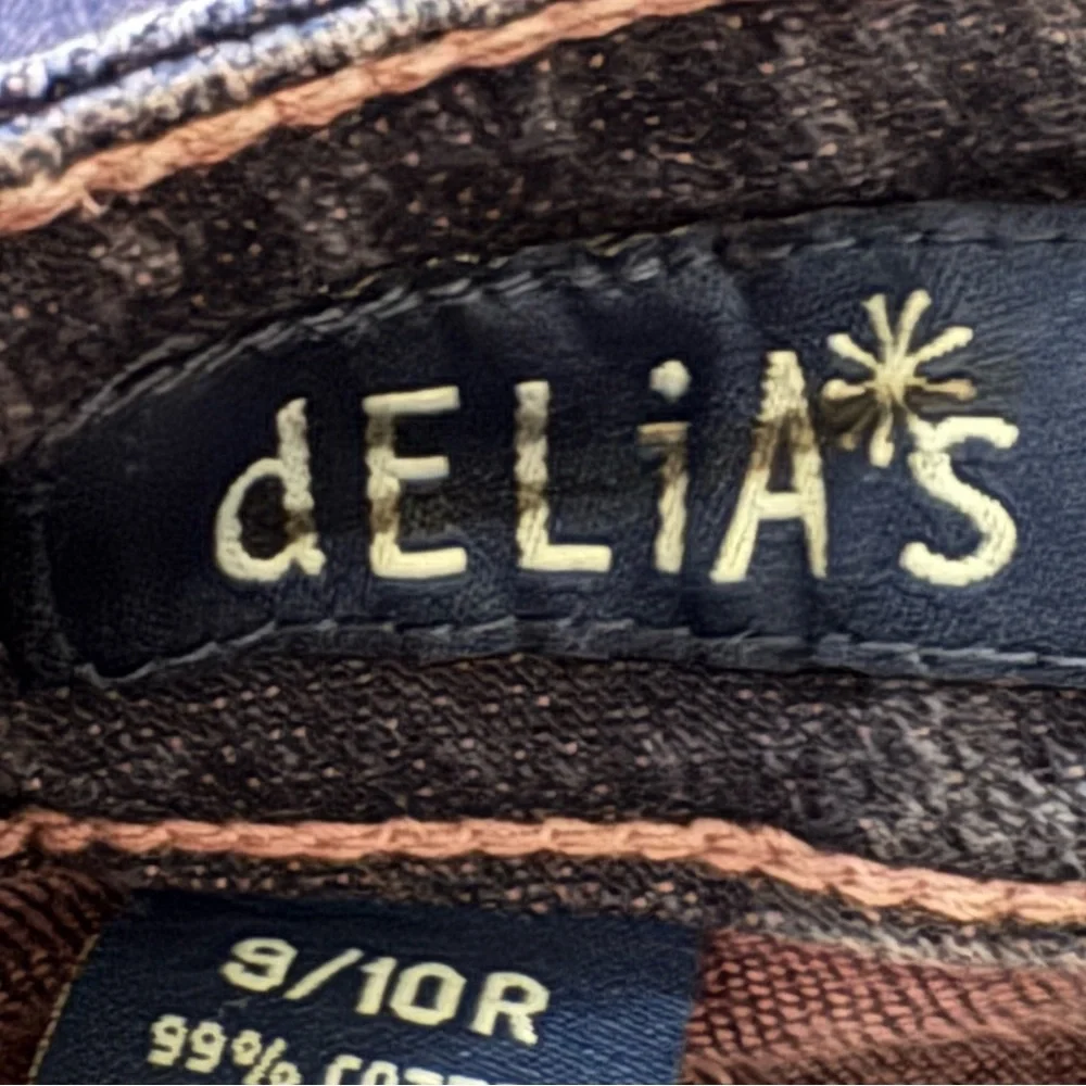 Delias Taylor dark wash low rise skinny jeans pants size 9/10 b44